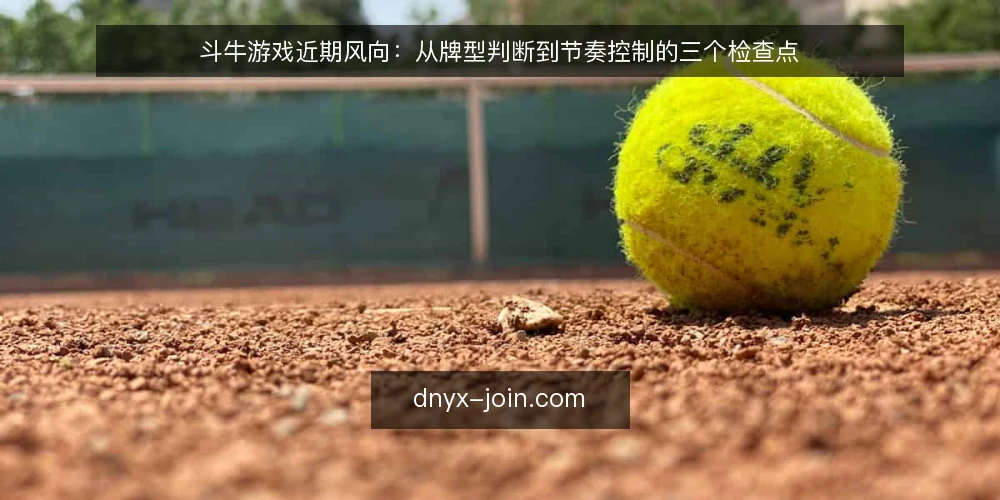 斗牛游戏近期风向:从牌型判断到节奏控制的三个检查点 — 开局前:确认牌型判断的输入条件 配图